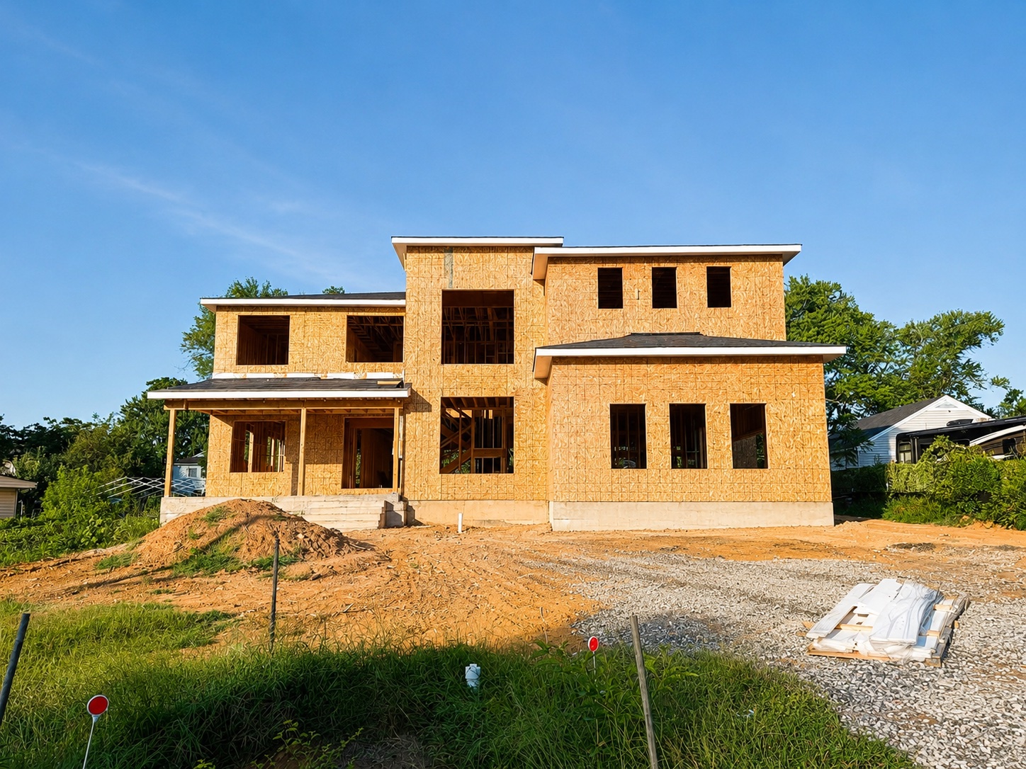 6541 Fairland St — Custom Home Framing & Roofing by MCK