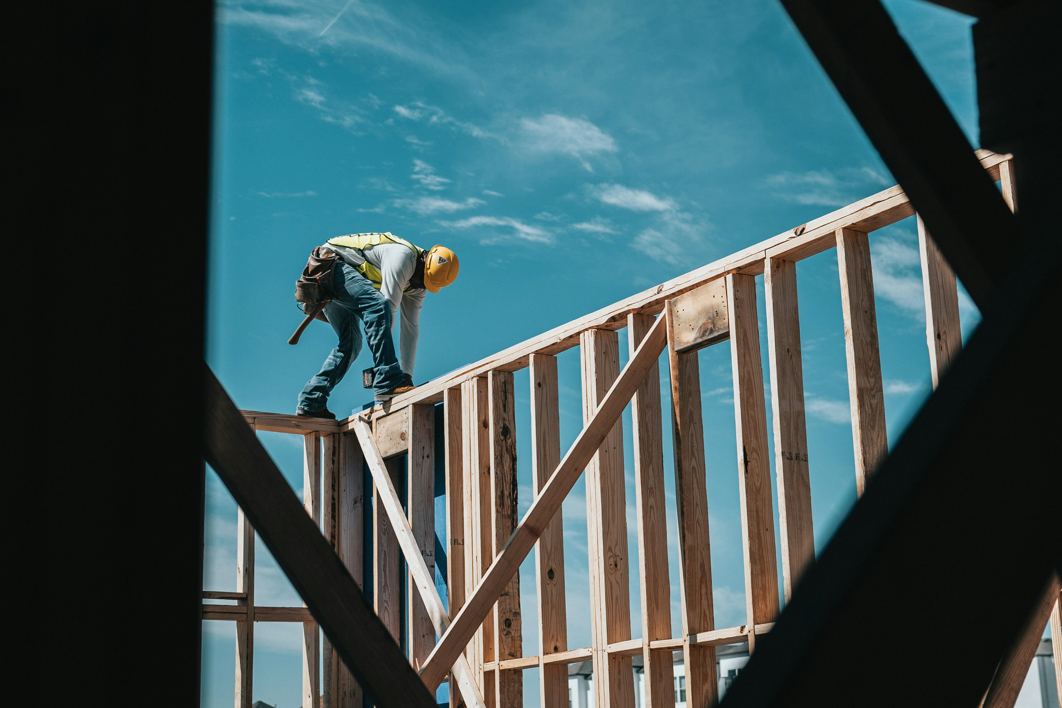 Wood Framing Construction Project